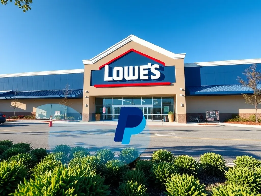 Does Lowe'S Accept Paypal